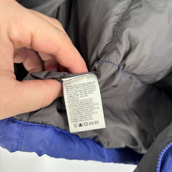 The North Face 700 Down Filled Insulated Puffer Jacket Blue Womens Size Small - Picture 10 of 12